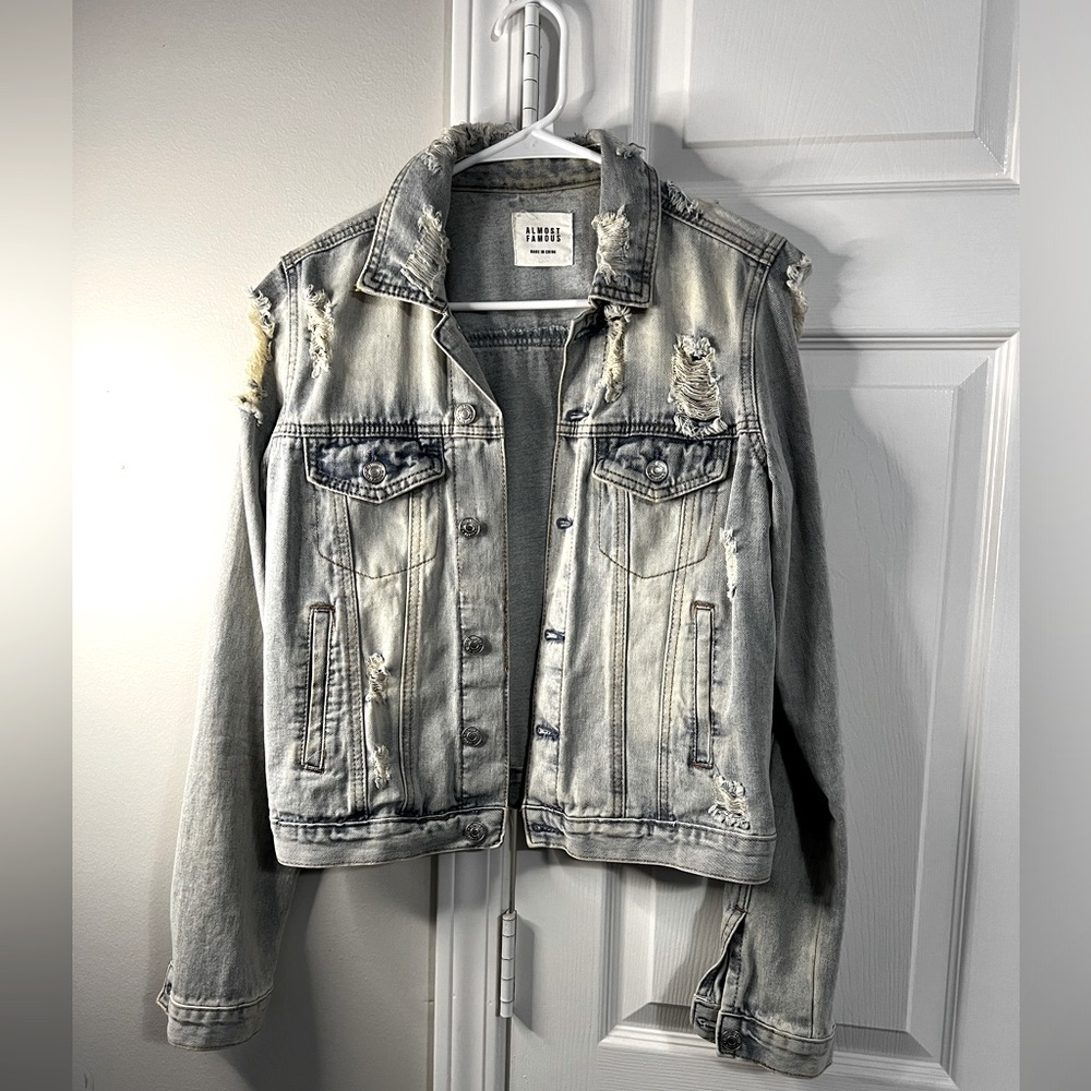 Distressed Jean Jacket